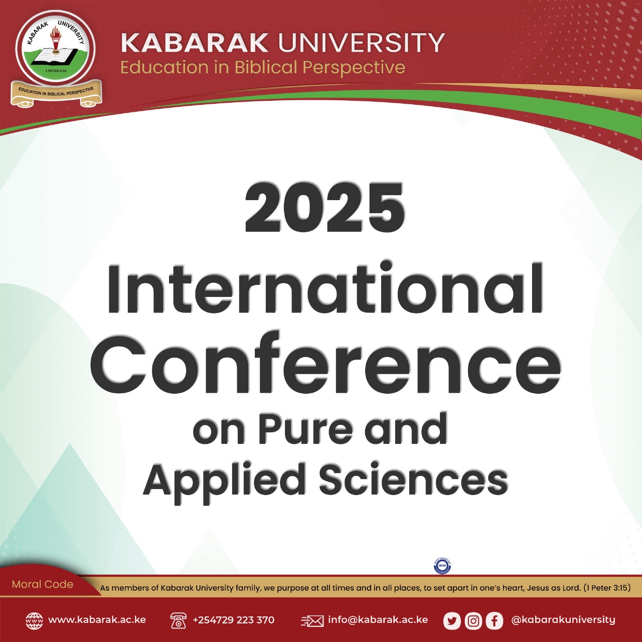 					View 2025: The 15th Kabarak University International Conference on Pure and Applied Sciences
				