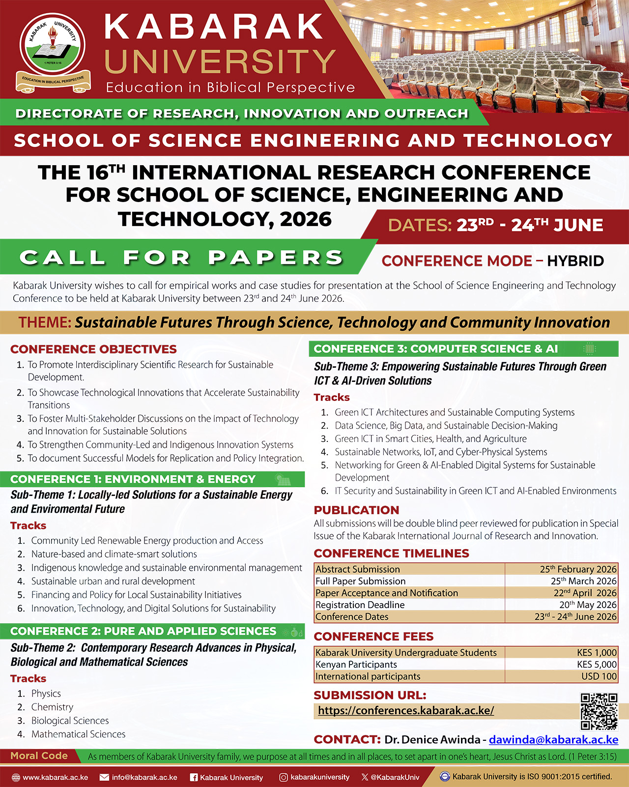 					View 2026: School of Science, Engineering and Technology 16th International Research Conference
				