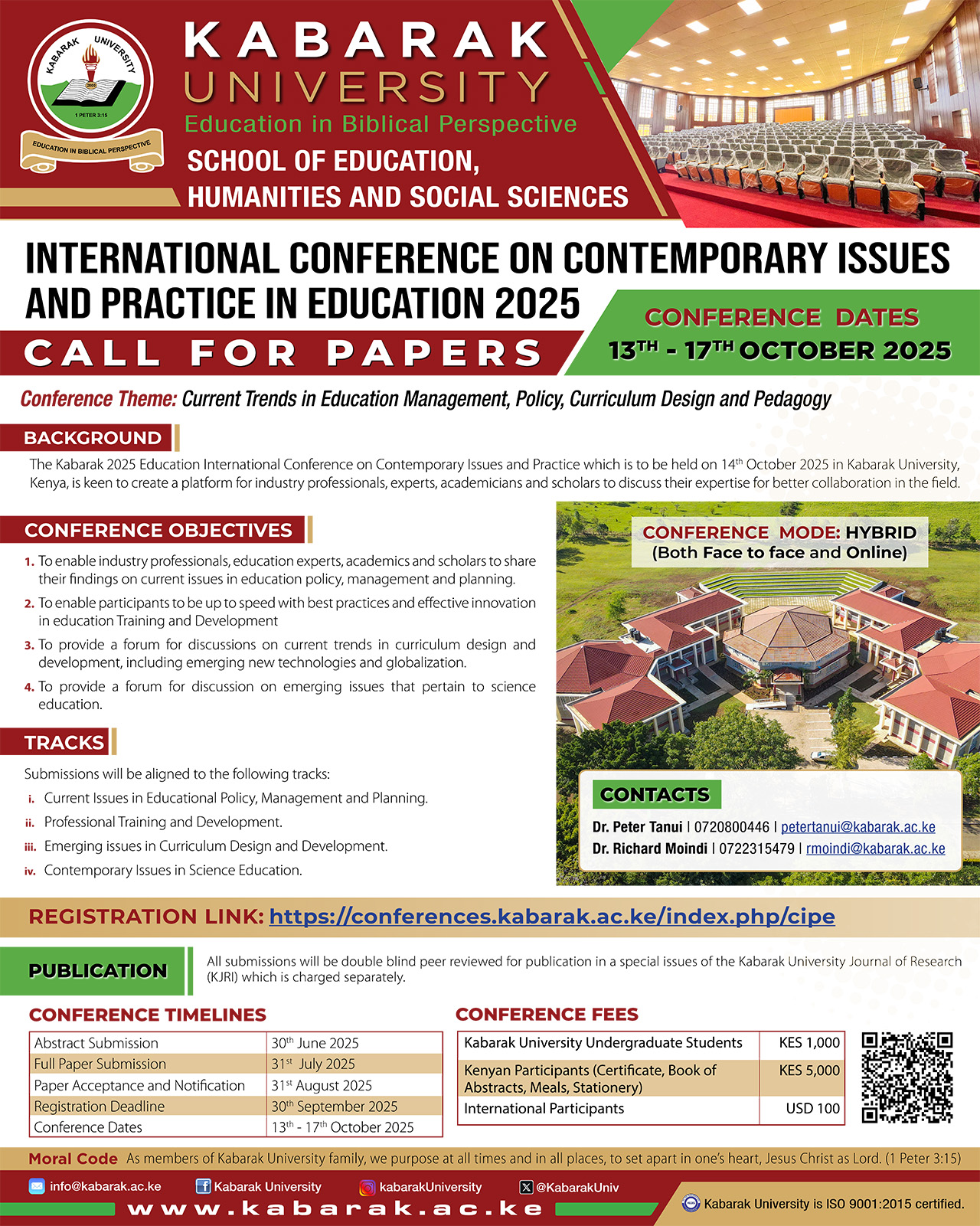 					View 2025: International Conference on Contemporary Issues and Practice in Education
				